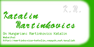 katalin martinkovics business card